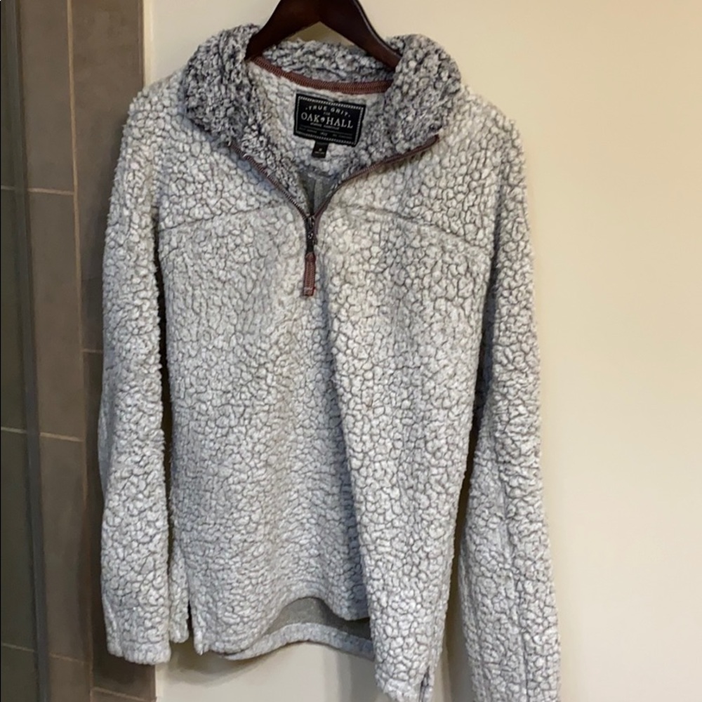 true grit grey pullover